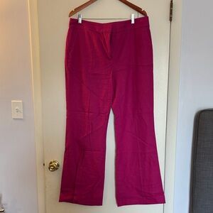 LOFT Fuchsia Boot Cut Pants